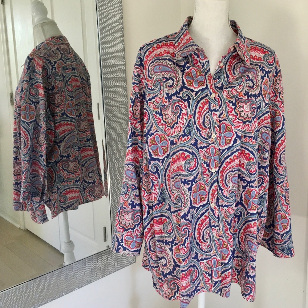 Ralph Lauren Paisley Button-Down Shirt
